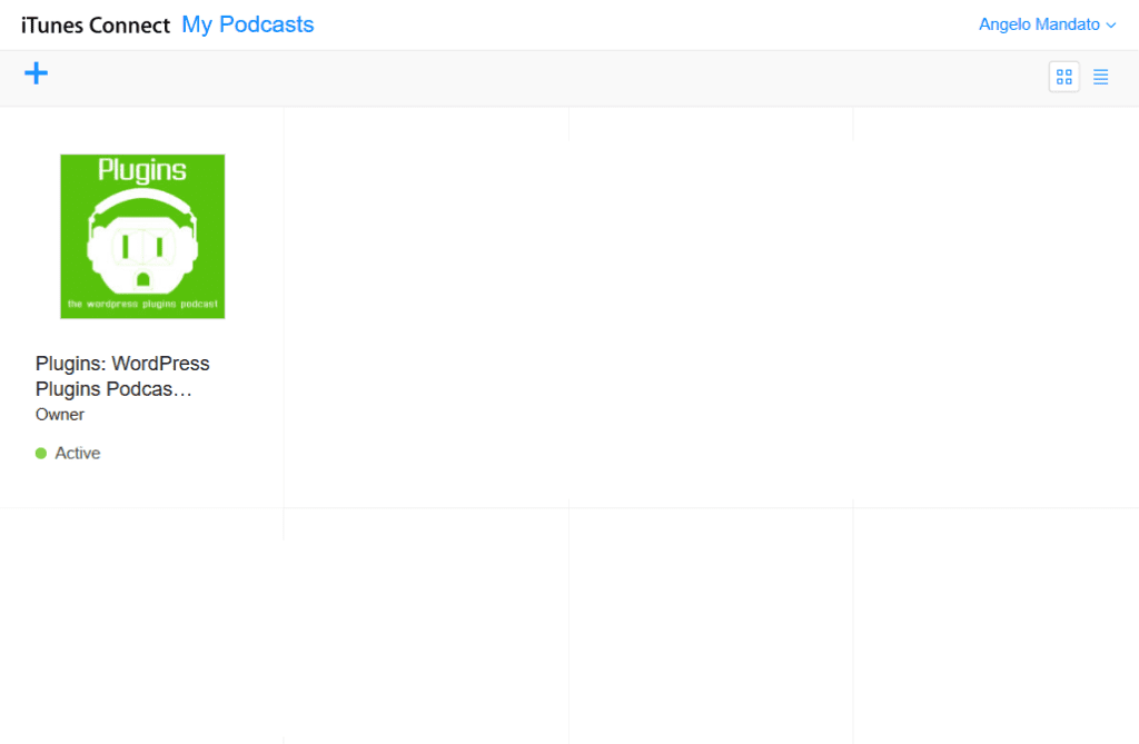 iTunes Podcast Connect