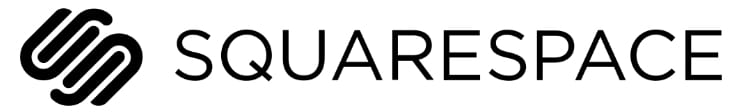 Logo for Squarespace web hosting company