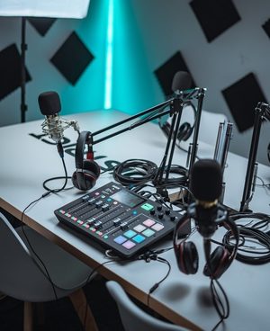 Podcast equipment