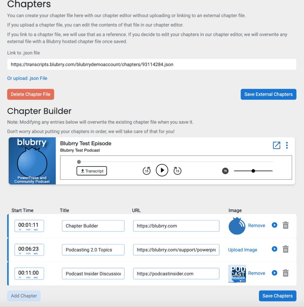 Add chapters to your podcast episodes