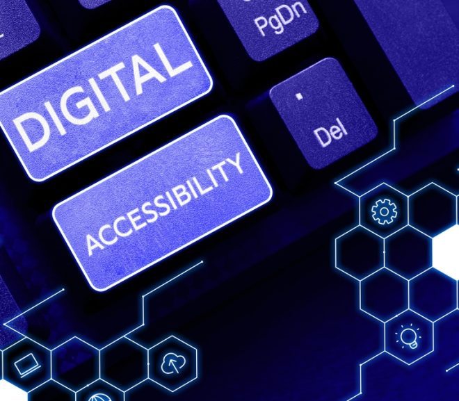 Keyword that has the words digital accessibility